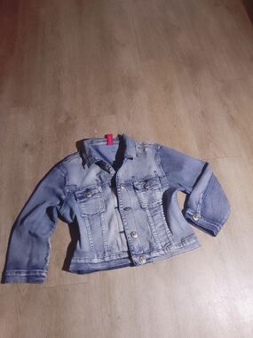 Apple Bottoms Light Blue Faded Denim Jacket